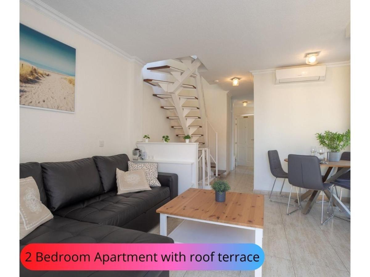 Desirable Rooftop Terrace , 2 Bedroom Apartment With Wifi In Costa Adeje 칼라오살바헤 외부 사진