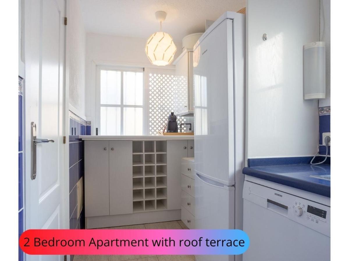 Desirable Rooftop Terrace , 2 Bedroom Apartment With Wifi In Costa Adeje 칼라오살바헤 외부 사진