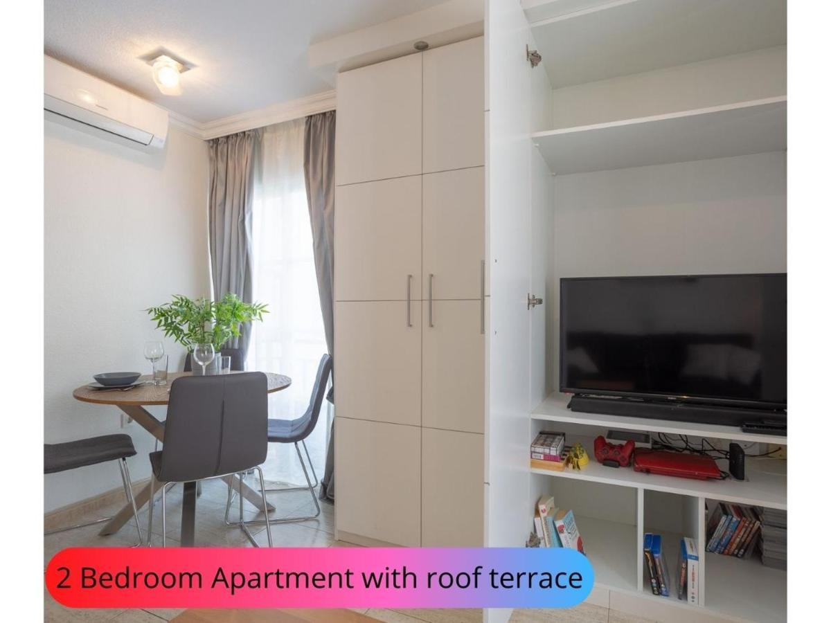Desirable Rooftop Terrace , 2 Bedroom Apartment With Wifi In Costa Adeje 칼라오살바헤 외부 사진