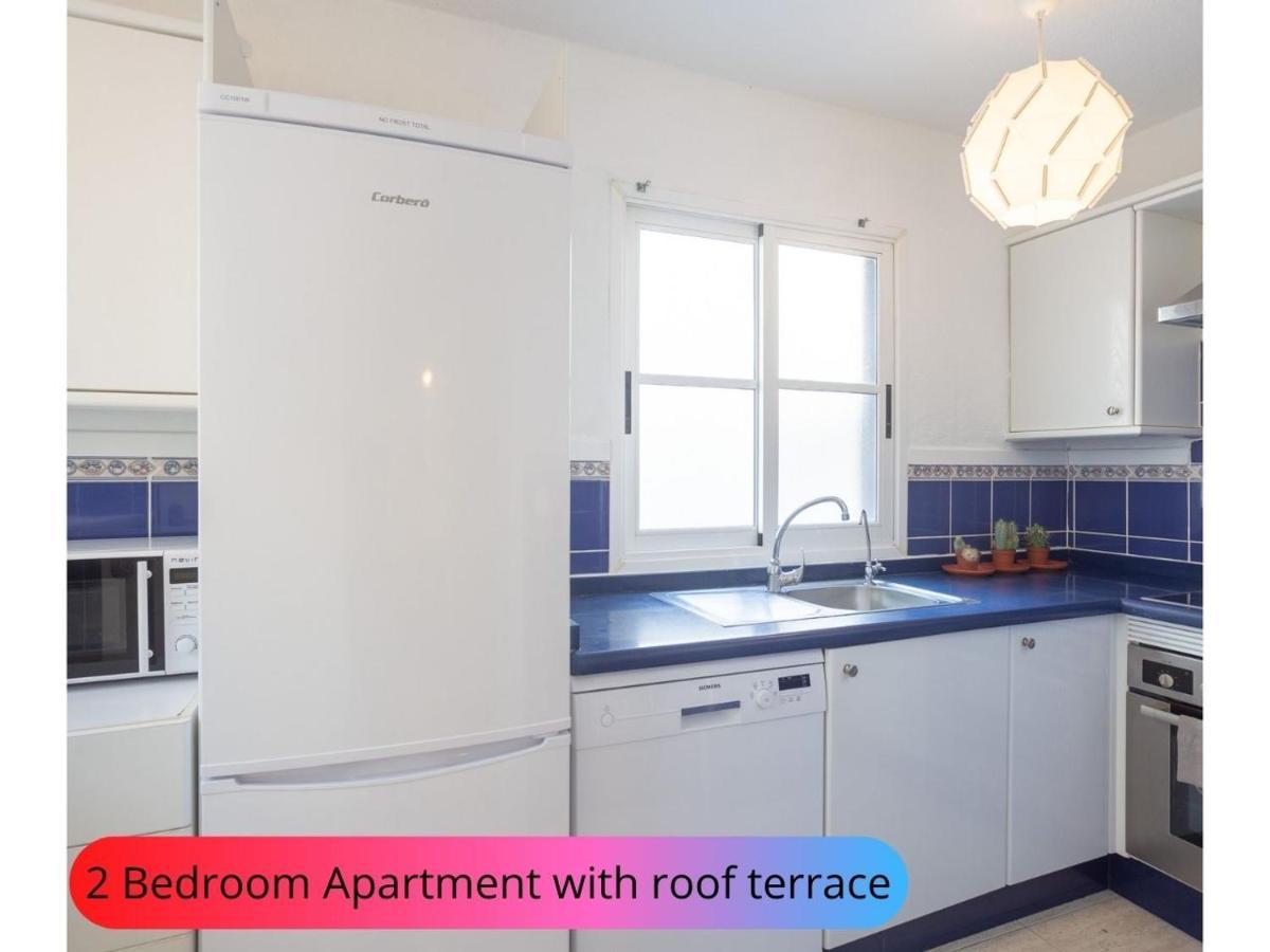 Desirable Rooftop Terrace , 2 Bedroom Apartment With Wifi In Costa Adeje 칼라오살바헤 외부 사진